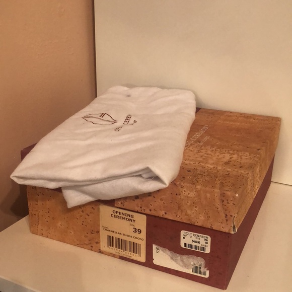 OPENING CEREMONY Grey Suede Lace up Ankle Boots Cone Wood Heel Y2K, 39 fits US 8 - Picture 10 of 10